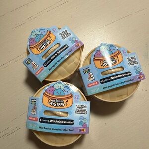 Mini Squishy Mystery Dumpling Fidget Toy - Blue/Teal